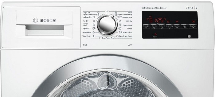 Bosch WTH85290BY snadné ovládání